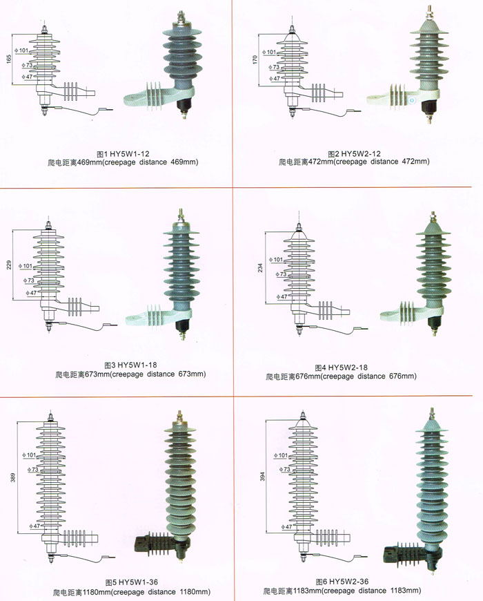 新疆HY5W1-36避雷器厂家