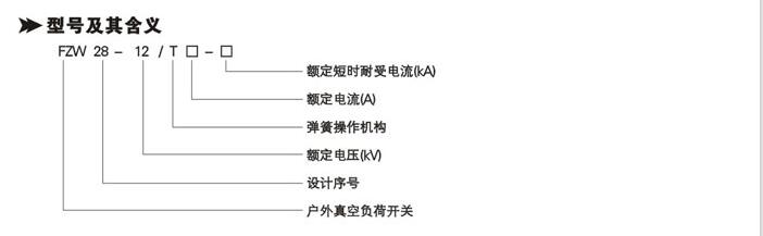 分界真空负荷开关厂家